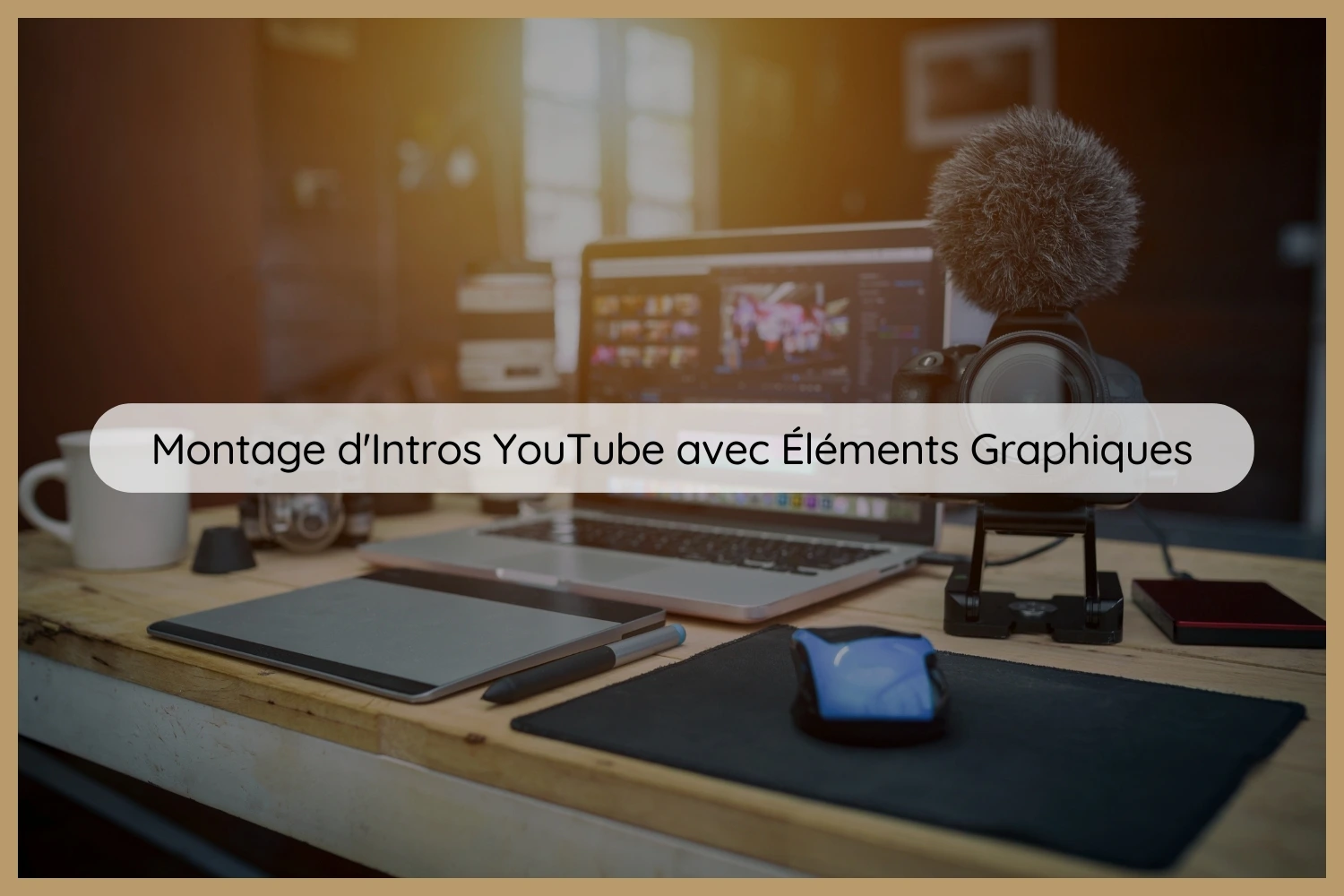 Montage d'Intros YouTube avec Éléments Graphiques